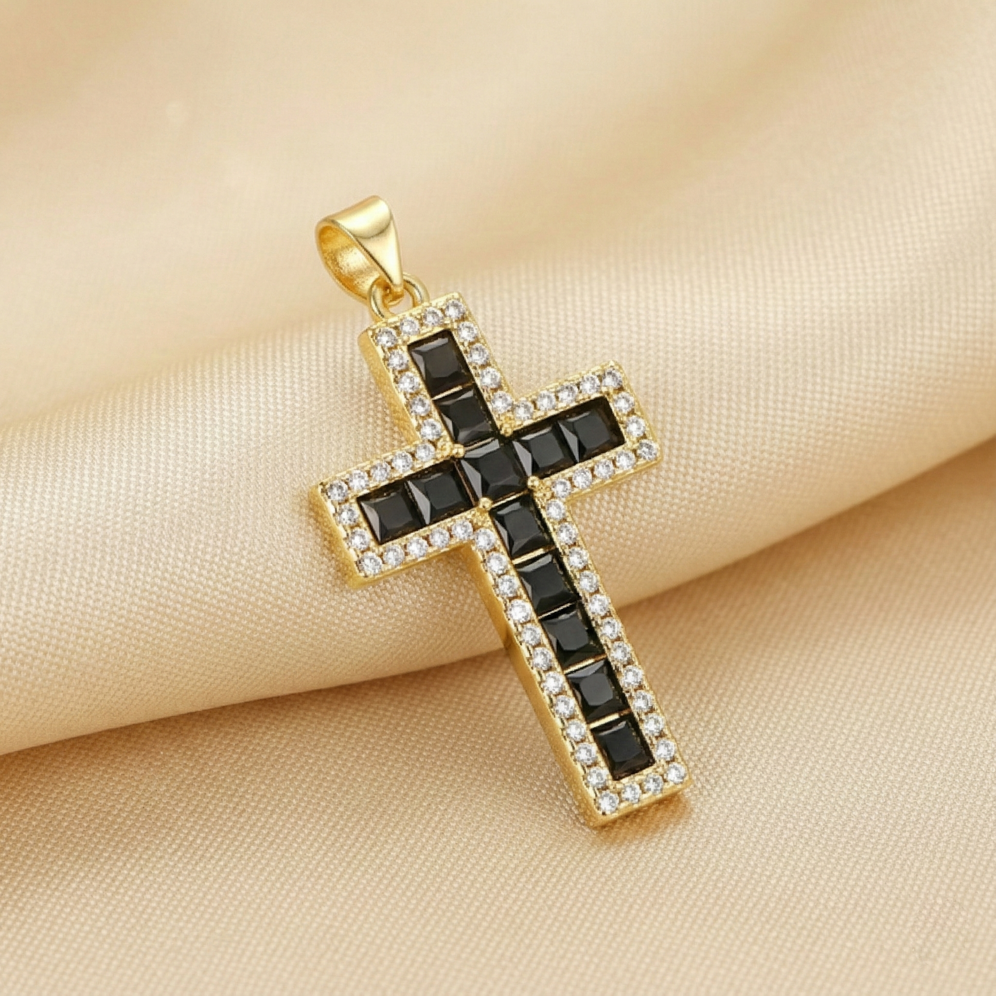 Divine Halo Cross Pendant
